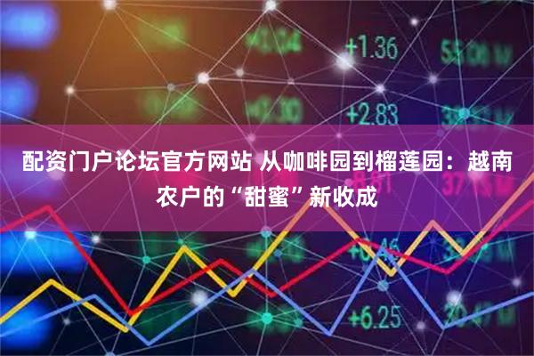 配资门户论坛官方网站 从咖啡园到榴莲园：越南农户的“甜蜜”新收成